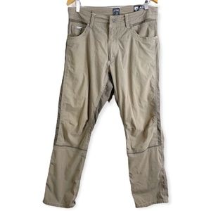 KUHL Kids size 16 Hiking Outdoor Pants Tan Rugged
